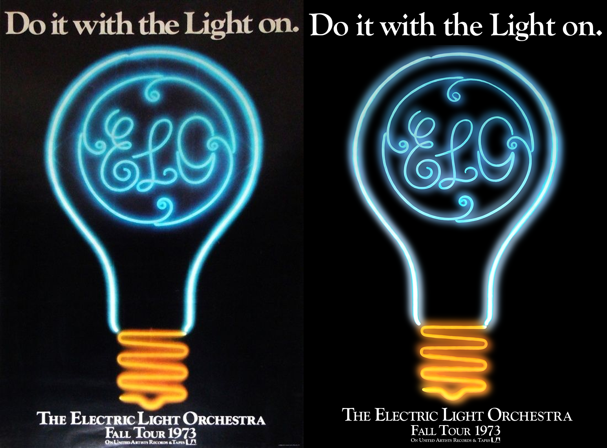 Electric Light Orchestra - Fall Tour 1973 promo poster (1973)